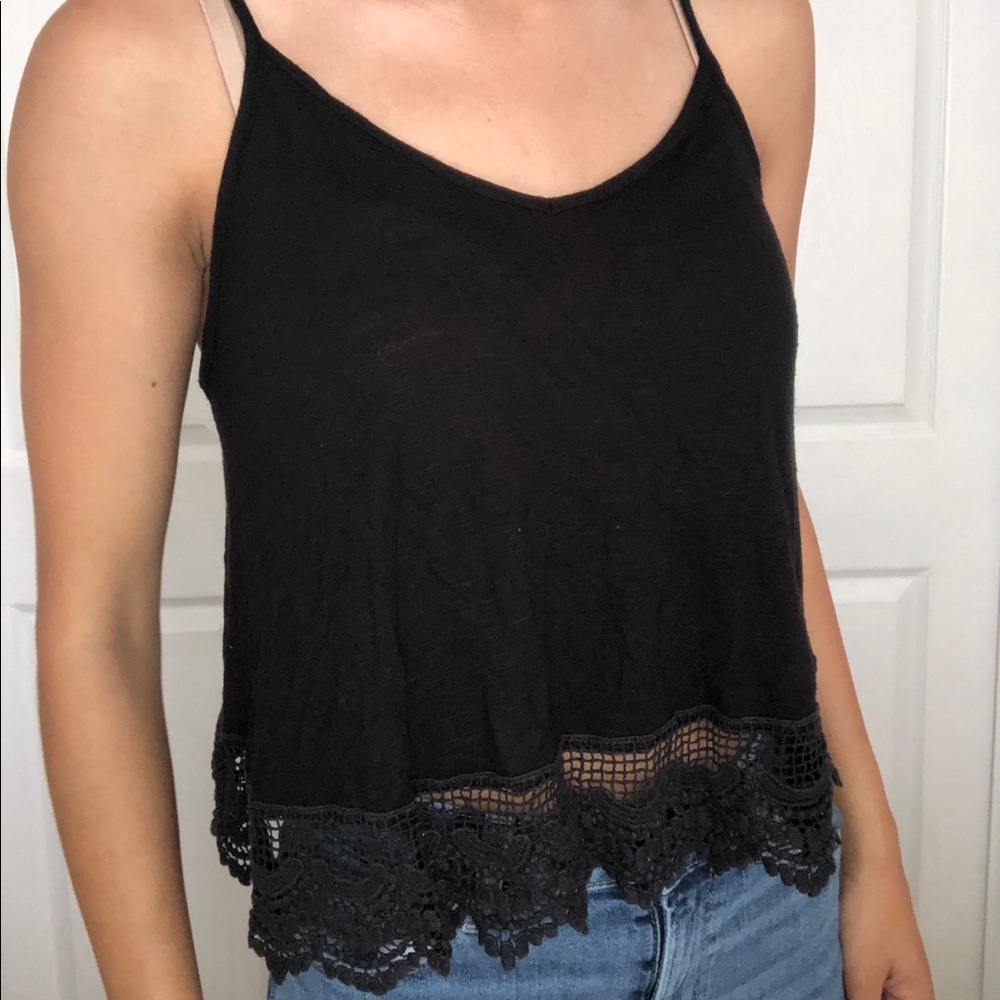 forever 21 black tank top